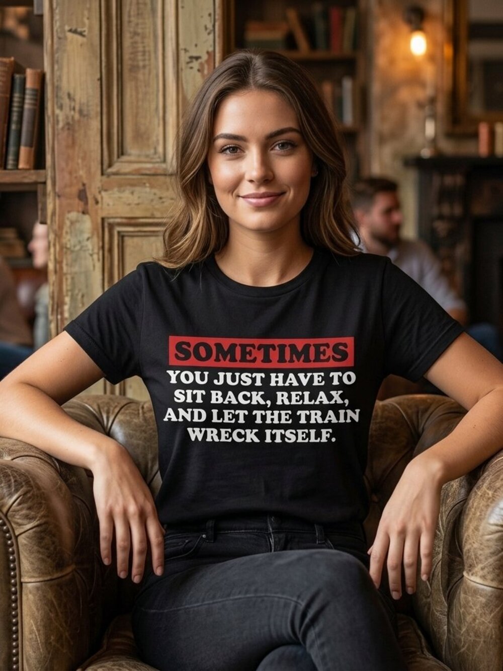 Chaos Theory Graphic Tee • Dark Humor Statement Shirt • Unisex Casual Streetwear